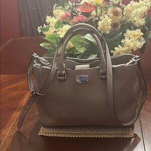 MICHAEL Michael Kors Taupe Satchel